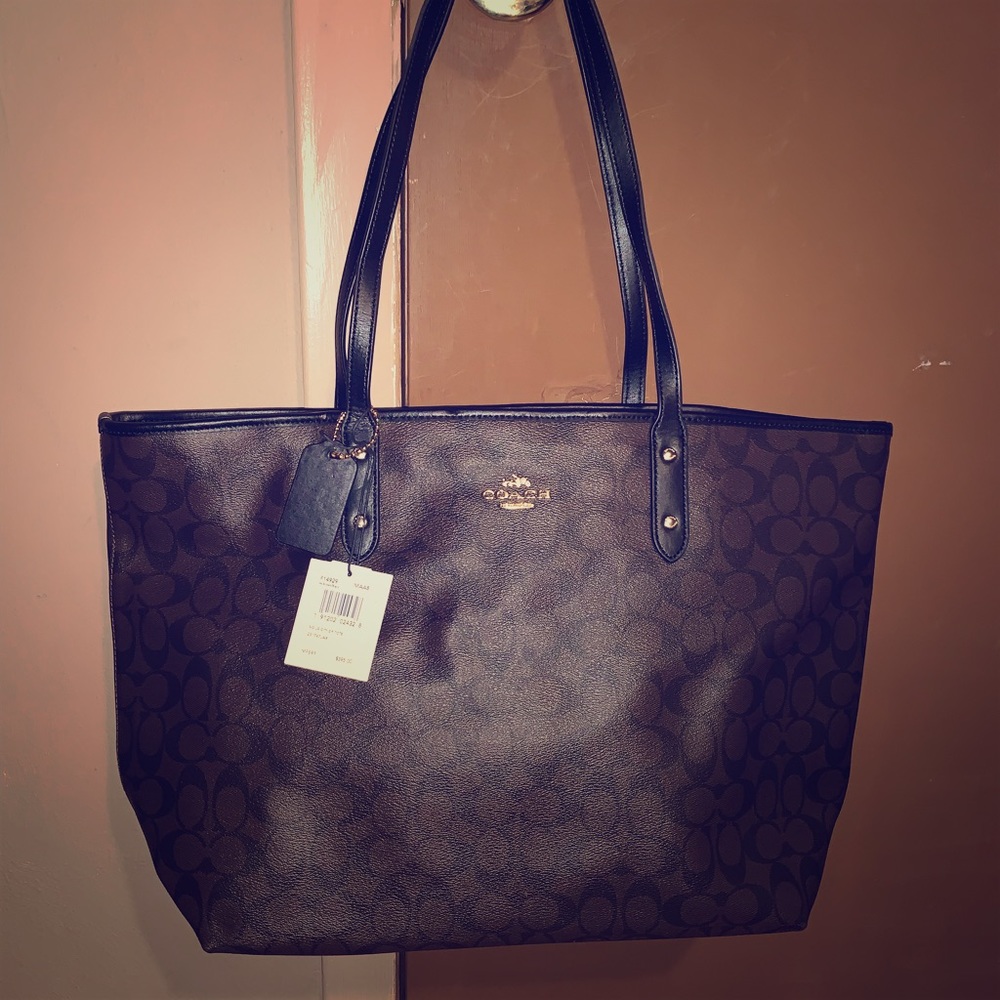 Coach Large City Zip Tote
